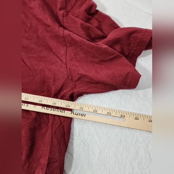 NFL TEAM APPAREL ADULT WASHINGTON REDSKINS T-SHIRT SIZE XL COTTON BURGUNDY GOLD - Picture 5 of 6